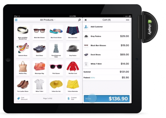 Want to run a shop? Setup, manage your store and take payments... on your iPad