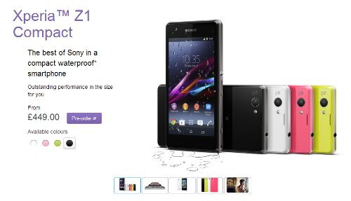 Sony Xperia Z1 Compact unveiled