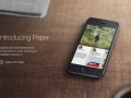Facebook Paper app launch for iOS in US