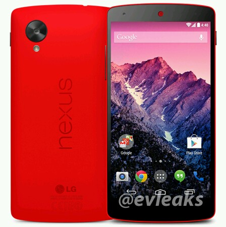 Red Nexus 5 on show, launch tomorrow