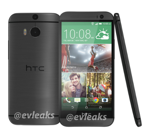 Update   HTC M8, in slate, looking great, not long to wait