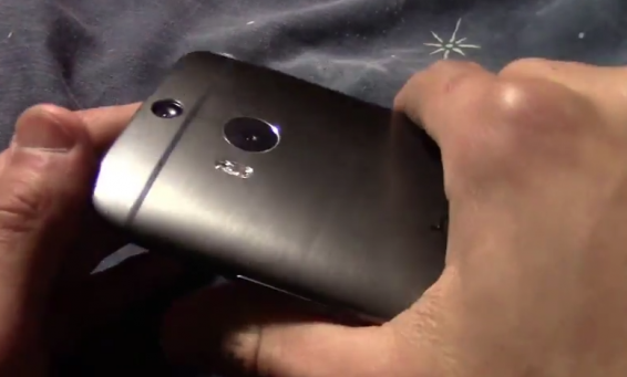 The All New HTC One (M8) gets fondled in video