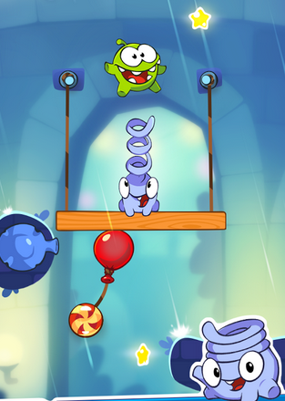 Cut the Rope 2 eventually turns up on Android too