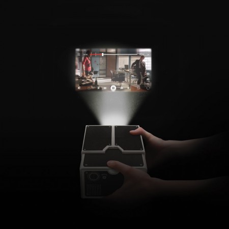 A smartphone projector on the cheap