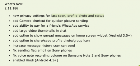 WhatsApp   Highs and lows in one month