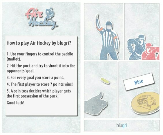 Blugri release their successful game Air Hockey for Android and Nokia X