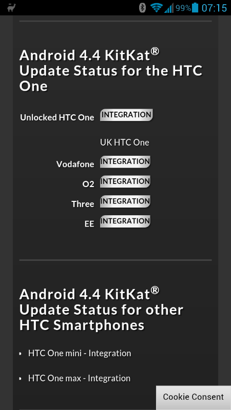 Have a break, have a problematic KitKat on the HTC One