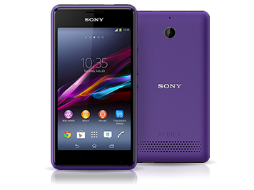 Vodafone get the exclusive on the Sony Xperia E1 in purple