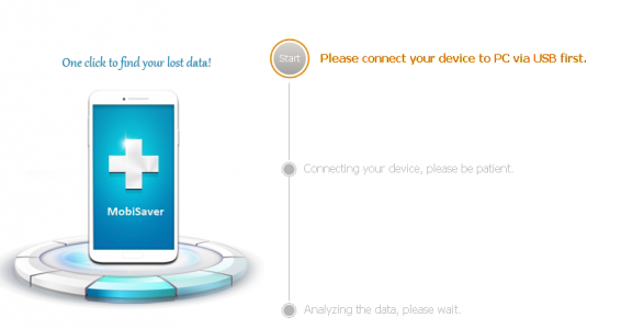 Recovering lost data with MobiSaver.