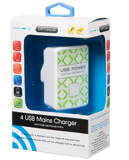 Charge 4 USB devices for just £5