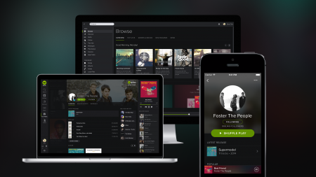 Spotify turns to The Dark Side... May the new look be with you...