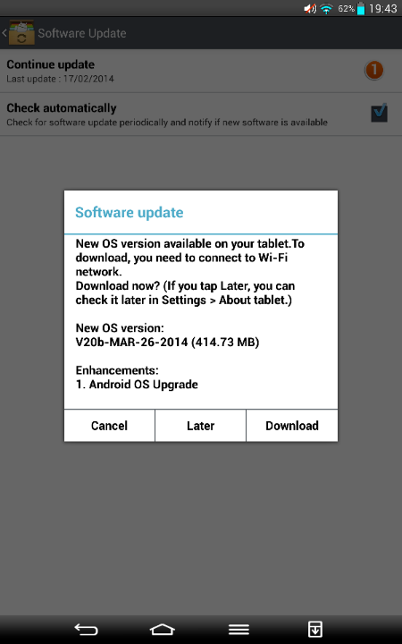 LG G Pad 8.3 finally gets its KitKat update