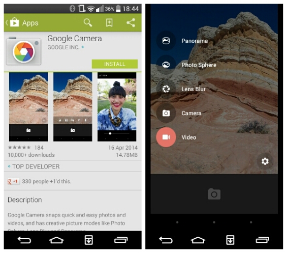 Google release their Android camera app