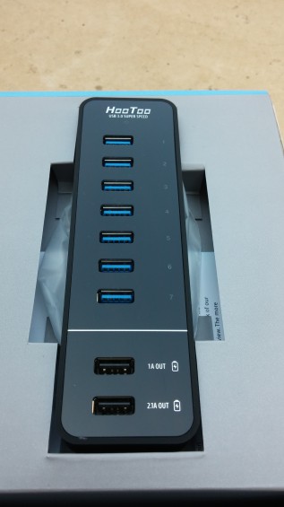 HooToo HT UH010 USB 3 7 Port 3.0 USB HUB and Charger   Review