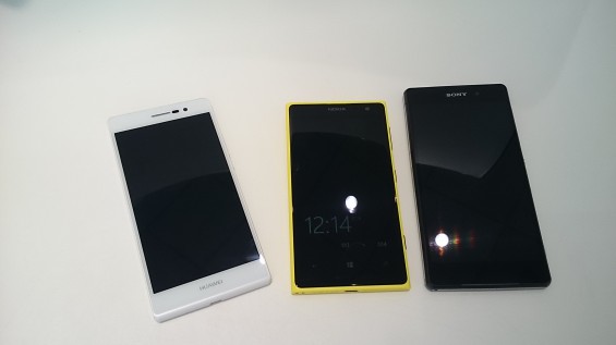 Camera face off featuring the Lumia 1020, Xperia Z1 and Huwaei Ascend P7