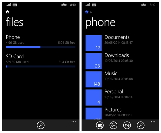 Microsoft finally release a File Manager for Windows Phone