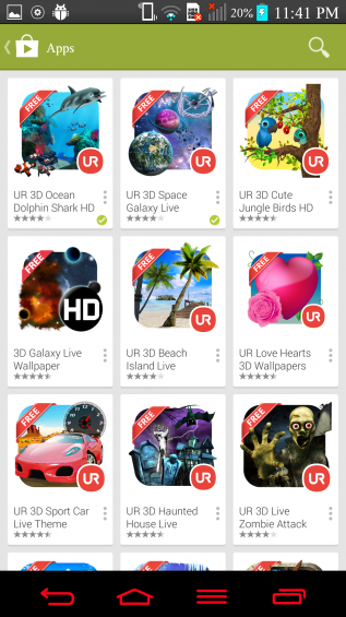 Android App Review   UR launcher