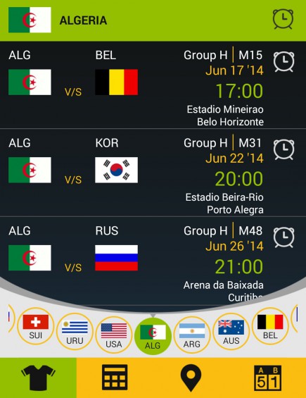 Catch all the matches with World Cup Scheduler