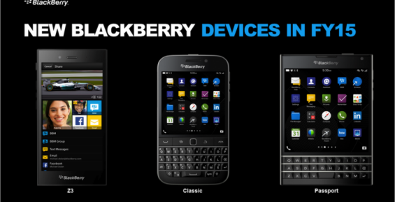 Blackberry get their Passport ready