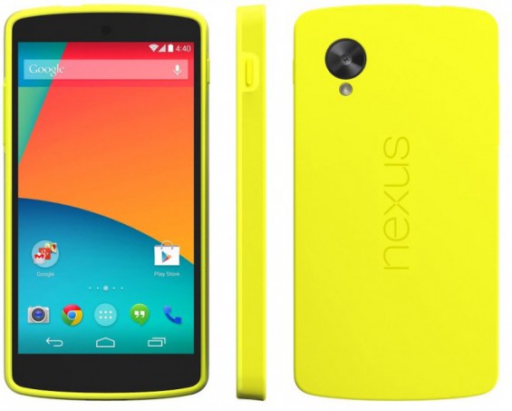Nexus 5 to come in yellow?