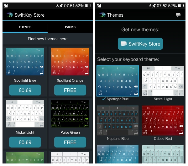 SwiftKey keyboard for Android gets a theme store