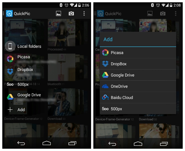 The Rather Splendid Quickpic For Android Gets Cloud Support Coolsmartphone