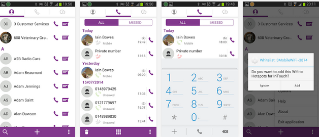 Three WiFi calling app now on Android too