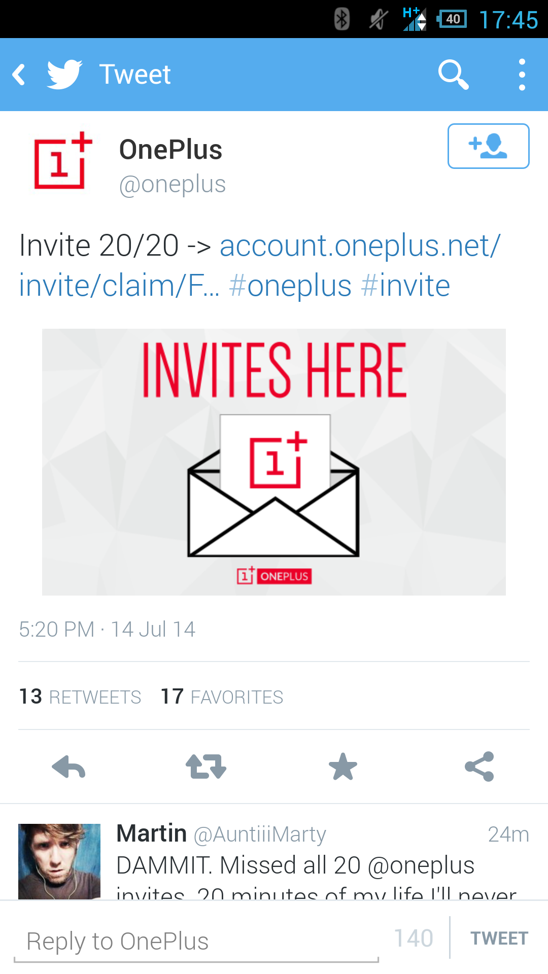 Getting hold of a OnePlus One. Invites snapped up super quick