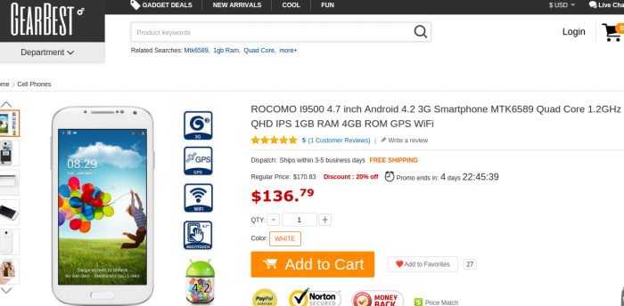 Rocomo GT I9500 Review