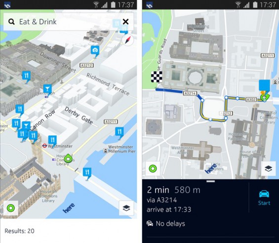 Nokias Here Maps is Launching on Android Devices