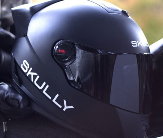 Android powered motorcycle helmet