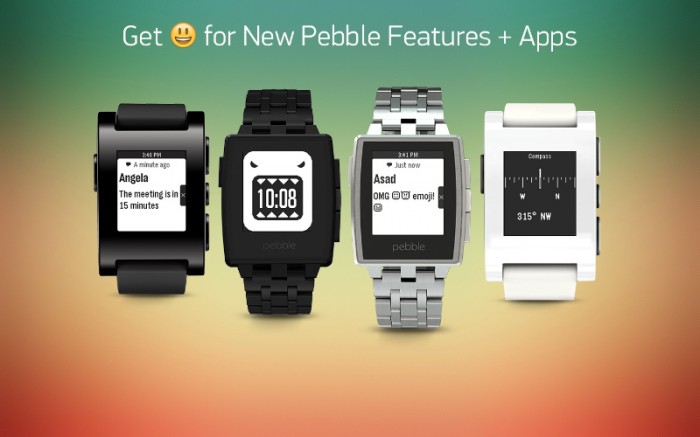 The latest Pebble firmware update adds emoji support