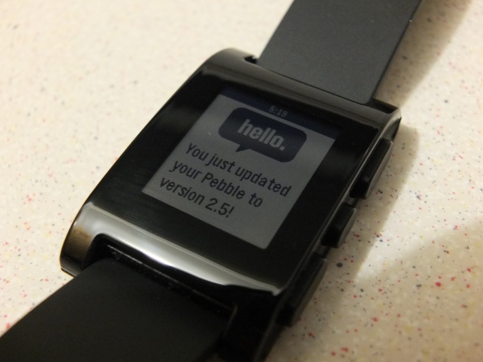 The latest Pebble firmware update adds emoji support