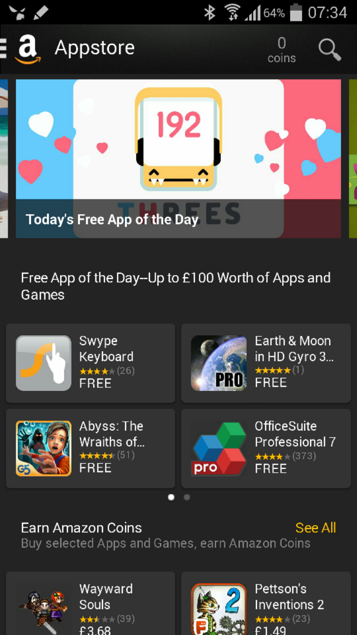 £100 worth of free apps and games today