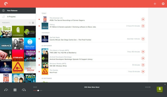 Pocket Casts web based podcast player now in beta.