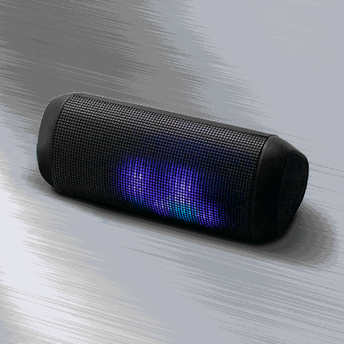 Flashy funky Bluetooth speaker available