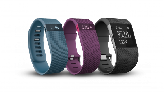 Fitbit Charge, Charge HR and Surge