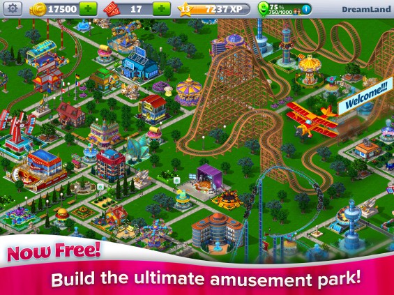 Roller Coaster Tycoon 4 Mobile now available on Android