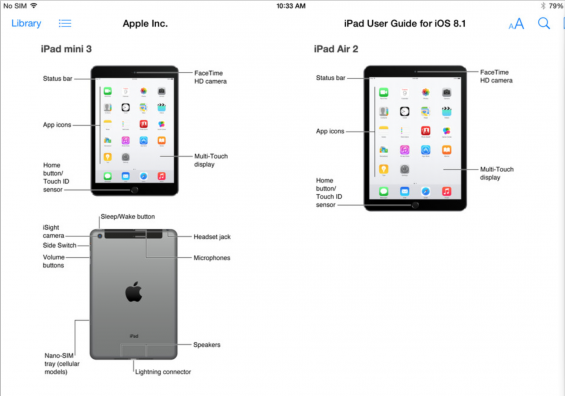 Apple Leaks iPad Air 2 and iPad Mini 3 in iPad User Guide