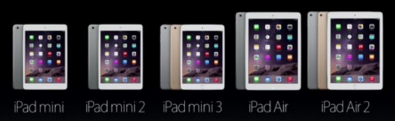 Apple Announce the iPad Air 2 and the iPad Mini 3