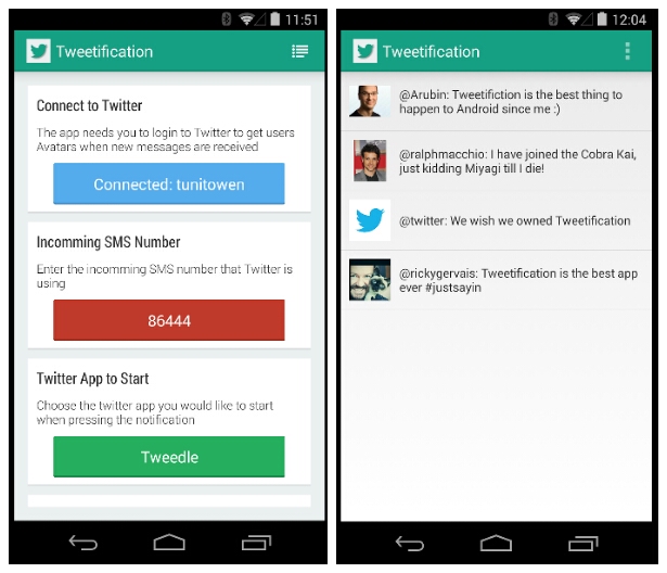 Tweetification brings Tweet notifications back to third party apps