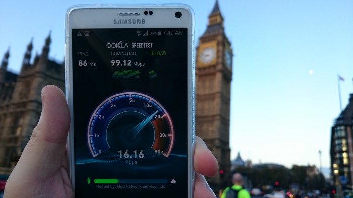 Real world testing   EE LTE Advanced in London