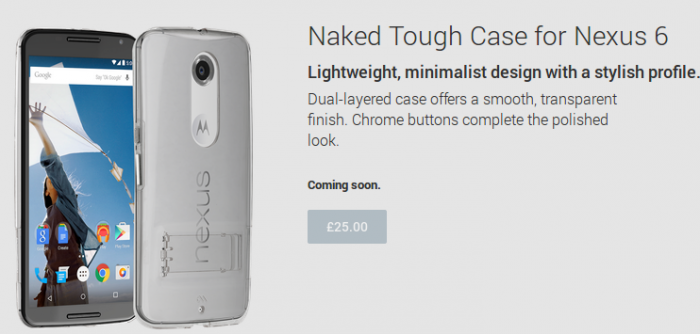 Nexus 6 cases pop up on Google Play