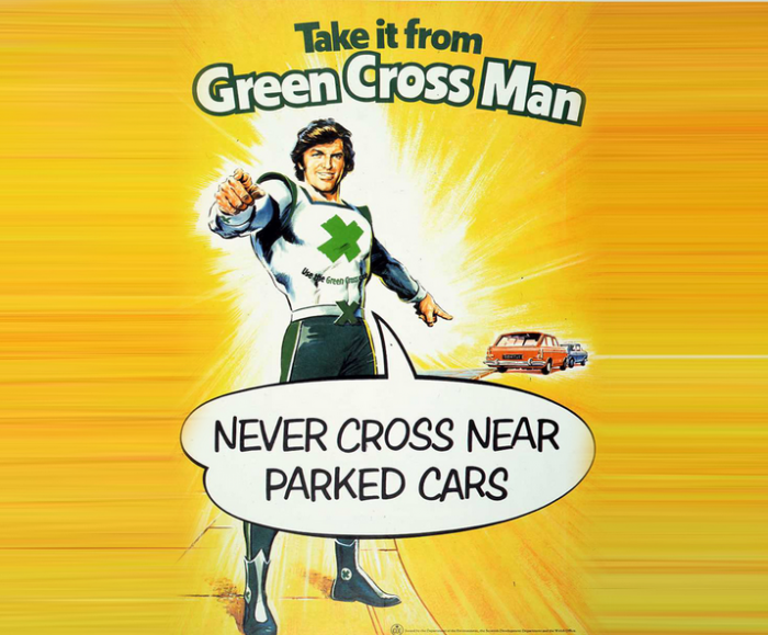 The Green Cross Code Man makes a comeback, and you better listen son.