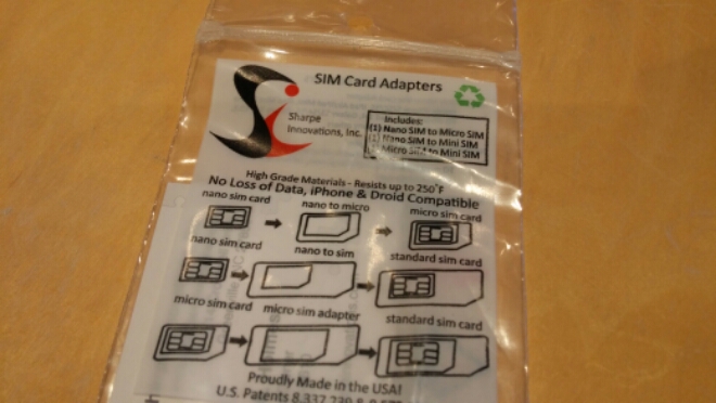 Swapping your phone? Got a SIM problem? Get an adaptor