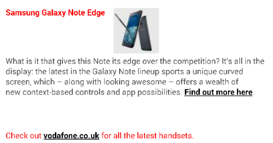 Galaxy Note Edge on the way to Vodafone UK