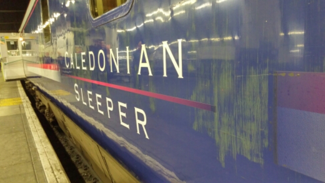 Its 1AM, were on the sleeper train