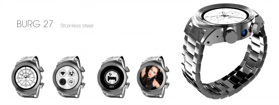 First all stainless steel smartwatch from Burg to launch at CES