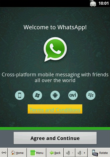 WhatsApp on top of your lap   or just on your laptop?