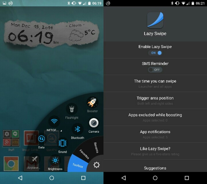 Android App Review   Lazy Swipe
